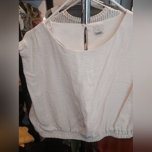 Off-White Blouse elastic waist